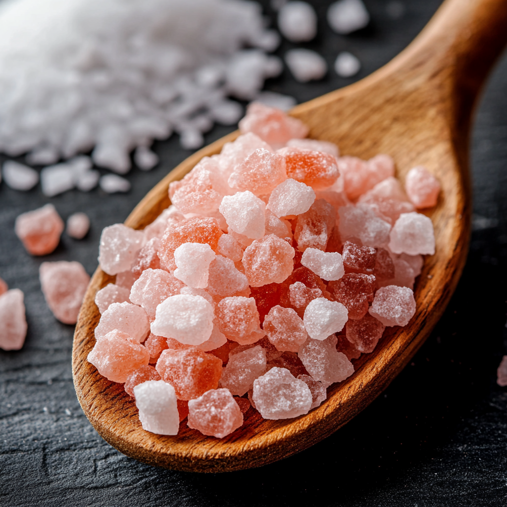 pink salt vs table salt macro