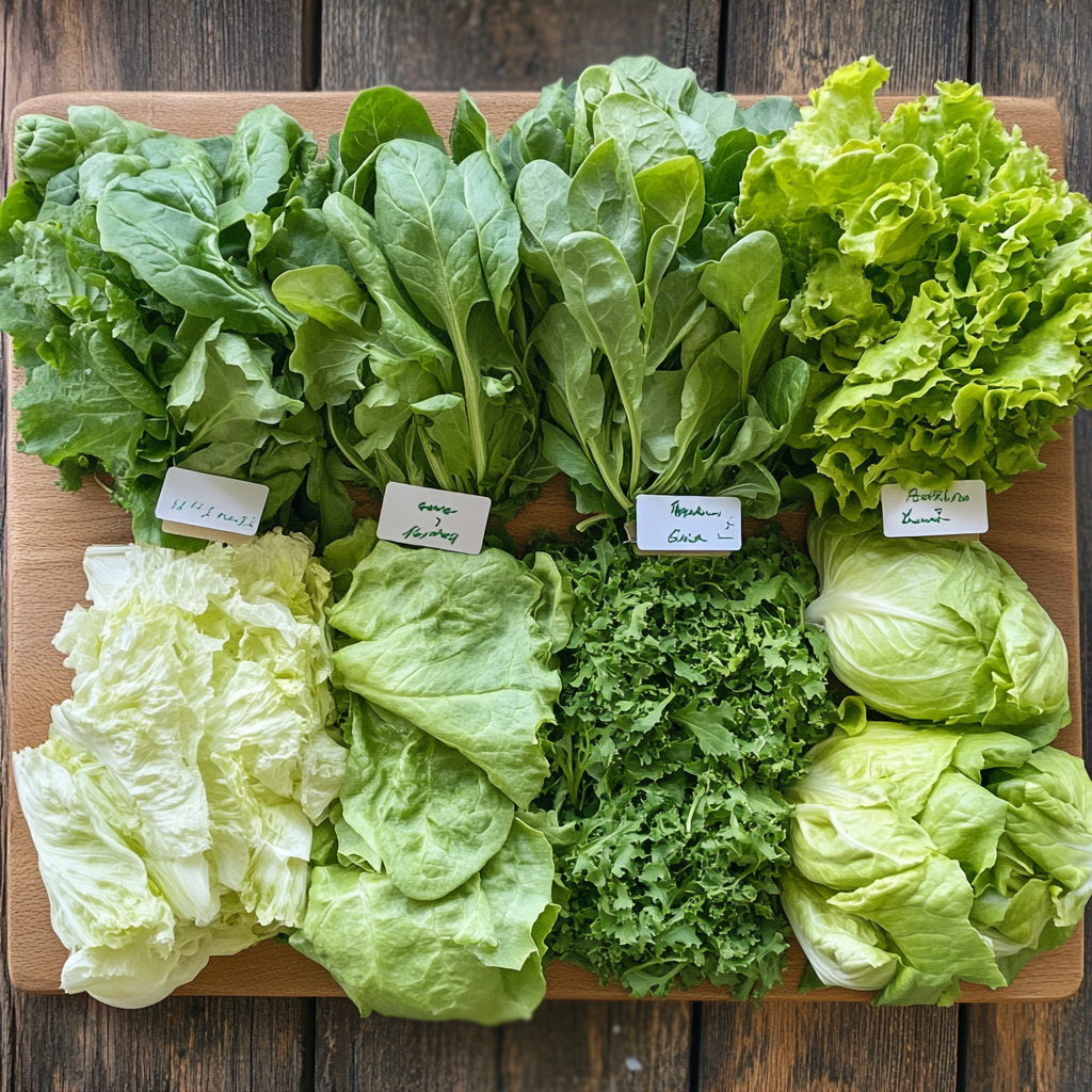 Salad greens by weight for calorie count