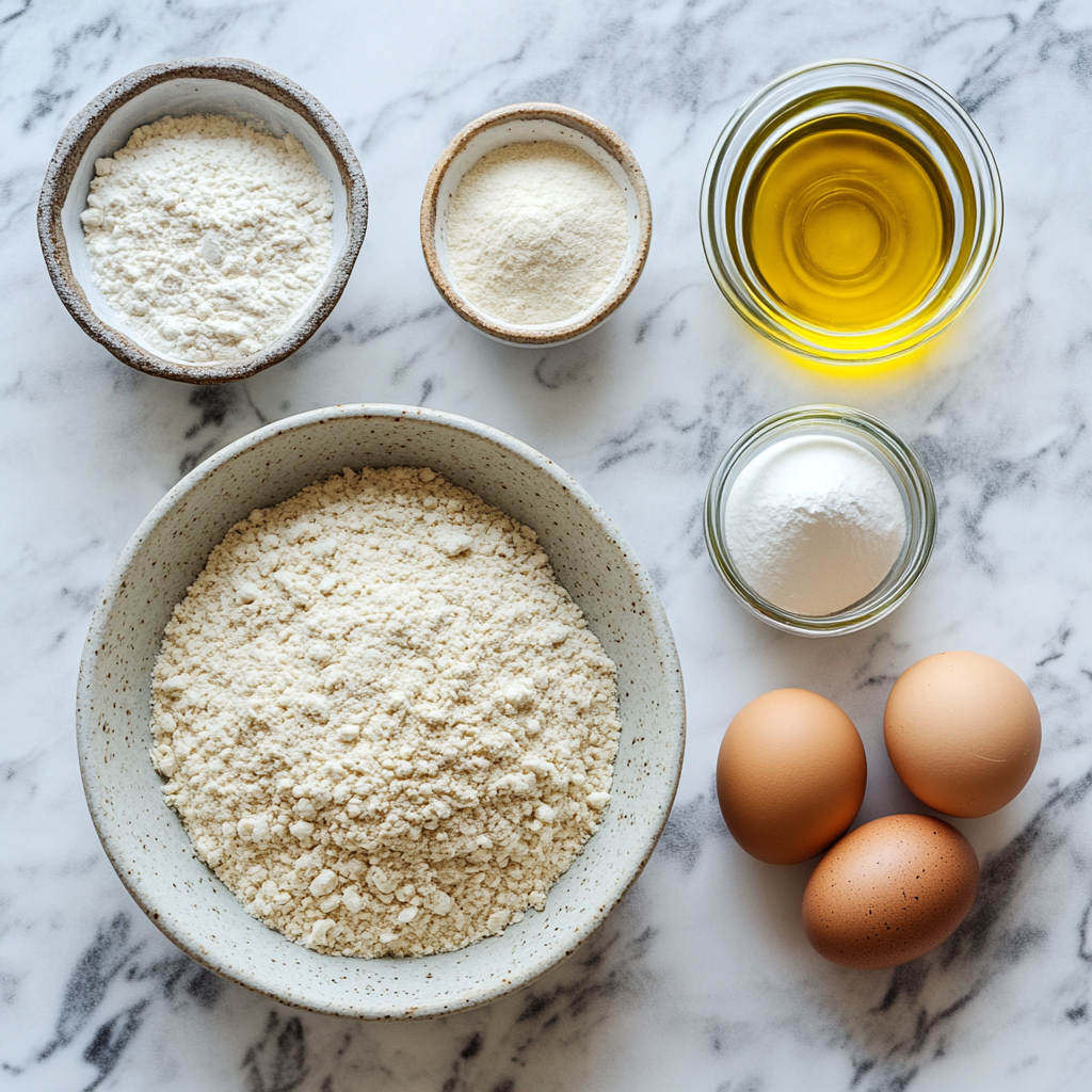 Ingredients for low carb high protein tortillas