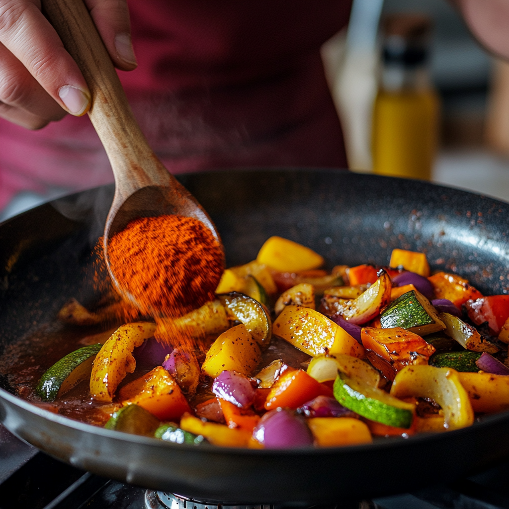 cooking with sweet paprika